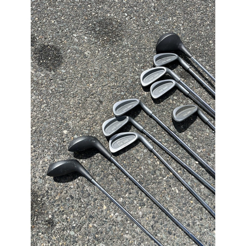 Ladies Golf Clubs Striker STR 1000 (3 thru PW) 7 Pc Irons & 3 Driver's - READ